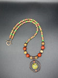 Unakite, Jasper and Carnelian Necklace