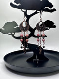 Copper Chandelier Earrings