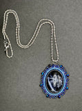 Sodalite and Swarovski Crystals Necklace